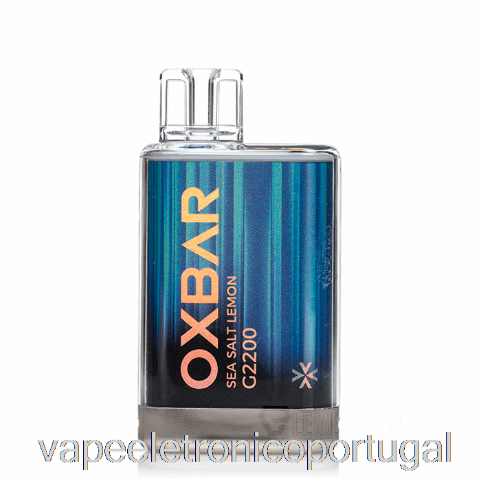 Vape Eletrônico Oxbar G2200 Descartável Sal Marinho Limão